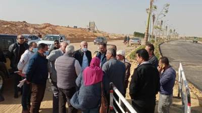 مسئولو الإسكان يتفقدون مشروعات المرافق وتطوير الطرق بمدينة بدر