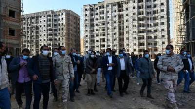 مساعد أول رئيس مجلس الوزراء تتفقد وحدات مشروع تطوير عواصم المحافظات والمدن الكبرى بالفيوم
