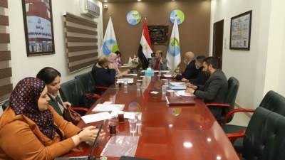 مياه أسيوط تعقد إجتماعا لتسكين العمالة طبقاً للمسميات الوظيفية بحضور ممثلي الشركة القابضة