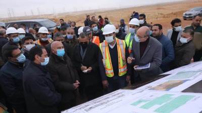 خلال تفقده لمشروع قطار «العين السخنة» .. وزير النقل: تكثيف الأعمال والالتزام بالجدول الزمني المحدد   