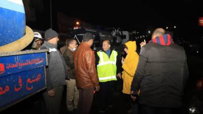 بالصور مياه اسيوط تعلن حالة الطوارئ وغرفة عملياتها على استعداد  لتلقى البلاغات