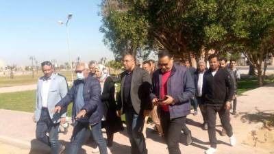 مسئولو " الإسكان " يتفقدون مشروعات مدينة سوهاج الجديدة