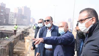 وزير النقل : الانتهاء من التوسعة في المسافة  من  اوتوستراد المعادي مرورا بطريق« السخنه والقاهرة السويس» 