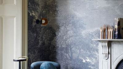 صور 10 أشكال ديكورات ورق حائط للصالات2022