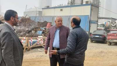 مسئولو الإسكان يتابعون سير العمل بمشروع تطوير منطقة مثلث ماسبيرو