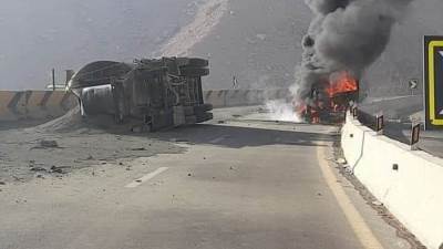 إصابة 45 شخص فى حادث « السخنة - الجلالة »