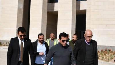 وزير الرياضة يناقش مع عدد من القيادات مجموعة من الملفات بمقر الوزارة  بالعاصمة الإدارية 