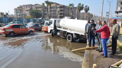القابضة للمياه: انتشار معدات الصرف الصحي في القاهرة والجيزة لسحب الأمطار