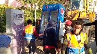 إزالة مخالفات سكنية ورفع إشغالات في حملات مكثفة بـ«حدائق أكتوبر»