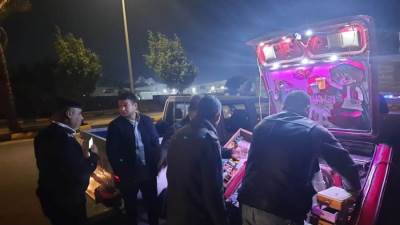 حملة مكبرة بمدينة «العبور» لإزالة المخالفات بالتعاون مع الشرطة