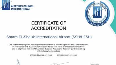 «الطيران المدني»: 6 مطارات مصرية تحصل على شهادة «السفر الآمن»