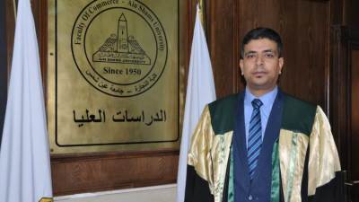 محمد جهلان يحصل على درجة الماجستير بعنوان «أهمية التأجير التمويلي وآثار استخدامه بشركات المقاولات العامة والمتخصصة»