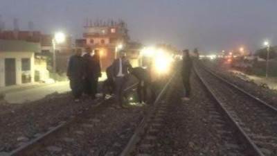 إصابة 9 ركاب في تصادم قطار وأتوبيس بالسويس