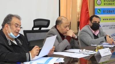 مياه أسيوط تتابع الموقف التنفيذى لمشروعات «حياة كريمة» والالتزام بالجدول الزمنى