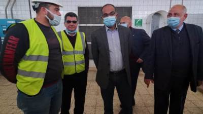 قيادات «الإسكان» تتفقد التوسعات بمحطة مياه «الجبل الأصفر»