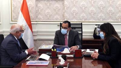 «الغضبان» يعرض على «مدبولي» أجندة المشروعات ببورسعيد 