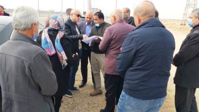 قيادات «المجتمعات العمرانية» في ميدان الإنشاءات بـ«العاشر من رمضان» 