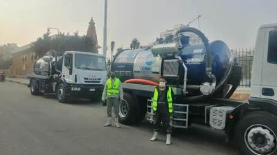 «القابضة للمياه» ترفع درجة الاستعداد للامطار والسيول بالمحافظات