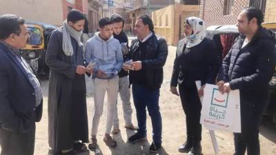 حملات «طرق أبواب» نسائية للتوعية بترشيد المياه في الجيزة