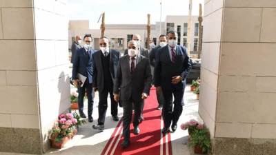 بالصور الاجتماع الأول للإنتاج الحربي بمقر الوزارة بالعاصمة الإدارية الجديدة 