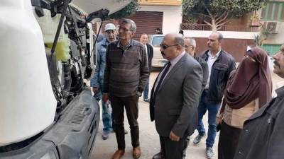 ضمن مبادرة «حياة كريمة» مياه القناة تدعم اسطول سيارات ومعدات الشركة بسيارات كسح جديدة