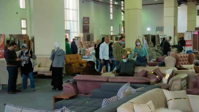 عقب يومين من افتتاحه.. معرض الأثاث «صنع فى دمياط» يحقق مبيعات بمليون و223 ألف جنيه 