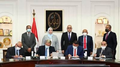 الجزار:  أهمية خاصة لمشاركة الجمعيات والمؤسسات الأهلية في توصيل خدمات مياه الشرب بالمناطق المحرومة