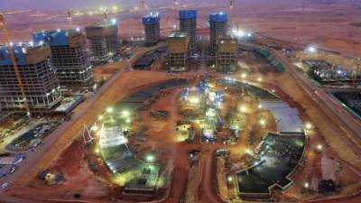  الانتهاء من أعمال الهيكل الخرسانى «للبرج الهلالى الشمالى» بالعاصمة الإدارية الجديدة