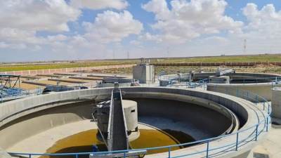 مياه مطروح : بدء تجارب التشغيل لمشروع الصرف الصحي بمدينة الضبعة استعدادا للافتتاح 