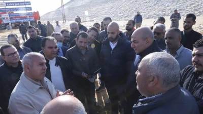 بالصور || وزير النقل يتفقد مسار الخط الثاني للقطار الكهربائي السريع