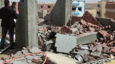 بالصور .. حملة بأكتوبر الجديدة لإزالة المباني المخالفة بمنطقة «ابنى بيتك 6»