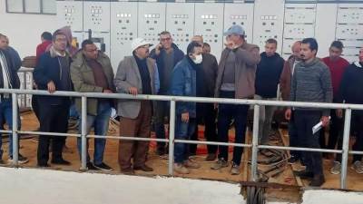  وزير  الإسكان  يتابع مشروع توسعات محطة معالجة الصرف الصحي الرئيسية بمدينة النوبارية الجديدة