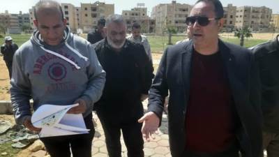 رئيس جهاز الشروق يتفقد أعمال رفع كفاءة الطرق وتنسيق الموقع بمناطق العمارات
