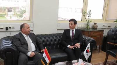  «معيط»فى لقائه بسفير كوريا الجنوبية بالقاهرة:  القطاع الخاص قاطرة التنمية فى مصر
