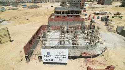 «رويال للتطوير» ترتفع بمعدلات الإنشاءات في 10 مشروعات بالنرجس للتسليم قبل الموعد المحدد