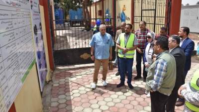 «شركة مياه الأقصر» تستقبل مسئولى وزارة التخطيط والشركة القابضة لمتابعة مشروعات حياة كريمة