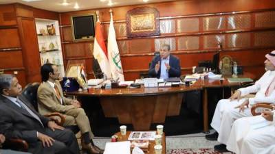 سعفان يبحث مع القنصل السعودي وشركات نقل الحجاج التنسيق لسفر العمالة المصرية لموسم الحج