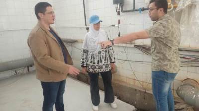 جولة تفقدية لرئيس مياه بنى سويف لمتابعة مشروعات «حياة كريمة»