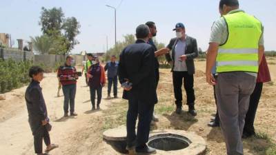 رئيس صرف الإسكندرية يتابع الموقف التنفيذى لمشروعات "حياة كريمة" ببرج العرب