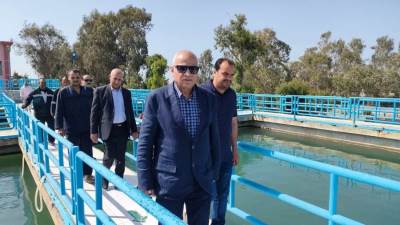 رئيس مياه البحيره يتابع تشغيل محطات المياه والصرف الصحي استعدادا لعيد الفطر المبارك