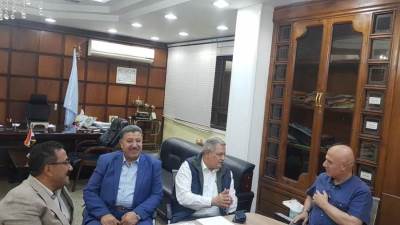 رئيس القابضة للمياه يتابع  مشروعات مبادرة حياة كريمة بكفر الشيخ