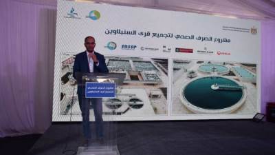 نائب وزير الإسكان وبعثة البنك الدولي يتفقدون مشروعات برنامج خدمات الصرف الصحى المُستدامة بالدقهلية