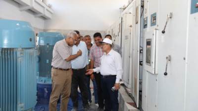 بالصور ..رئيس مياه الاسكندرية يتابع أعمال مشروعات مبادرة حياة كريمة