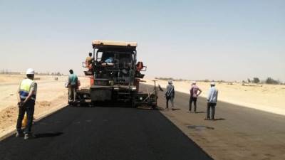 الإسكان تكشف تطور الأعمال بأول طريق بـ« سفنكس الجديدة» 