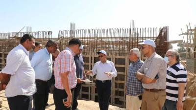 رئيس مياه الاسكندرية يتابع أعمال مشروعات مبادرة حياة كريمة