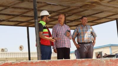 تغذي 4 مدن جديدة  .. بالصور جولة رئيس جهاز العاشر لمشروع محطة مياه 600 ألف متر