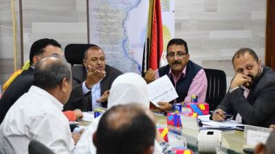 «القابضة للمياه» تناقش نسب تنفيذ مشروعات حياة كريمة بالمنيا