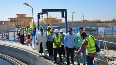 مياه أسوان : حصول محطة المعالجة الثلاثية بحاجر ادفو علي شهادة التنمية المستدامة TSM