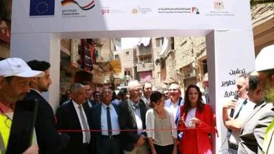 رئيس «هيئة التخطيط العمراني» يتفقد أعمال تطوير مدرسة الخصوص بالقليوبية