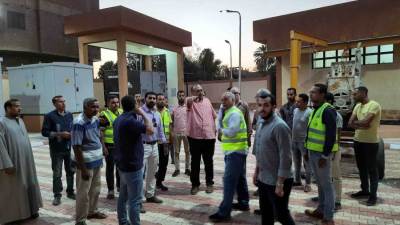 رئيس مياه أسيوط يتابع أعمال تأهيل محطة درنكة الرئيسية للحصول على شهادة الاستدامة TSM